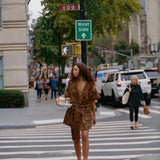 Brown Cotton Beach & Bathrobe