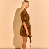 Brown Cotton Beach & Bathrobe