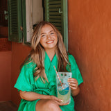 Green Cotton Beach & Bathrobe