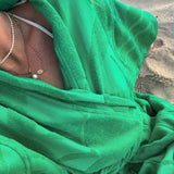 Green Cotton Beach & Bathrobe