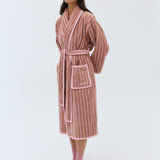 PRE-ORDER Winter Robe - Tan Stripe