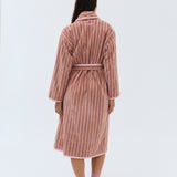 PRE-ORDER Winter Robe - Tan Stripe