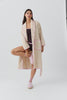 PRE-ORDER Winter Robe - Cream Stripe