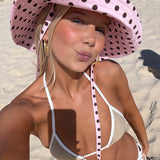 Polka Dot Hat - Pink